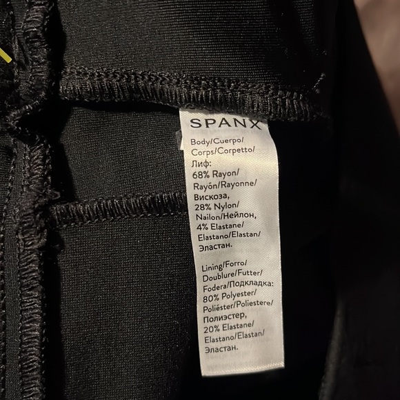 SPANX BLACK THE PERFECT PANT ANKLE BACKSEAM SKINNY EXCELLENT CONDITION - Picture 9 of 9